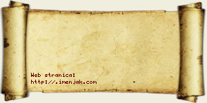 Luna Džaković vizit kartica